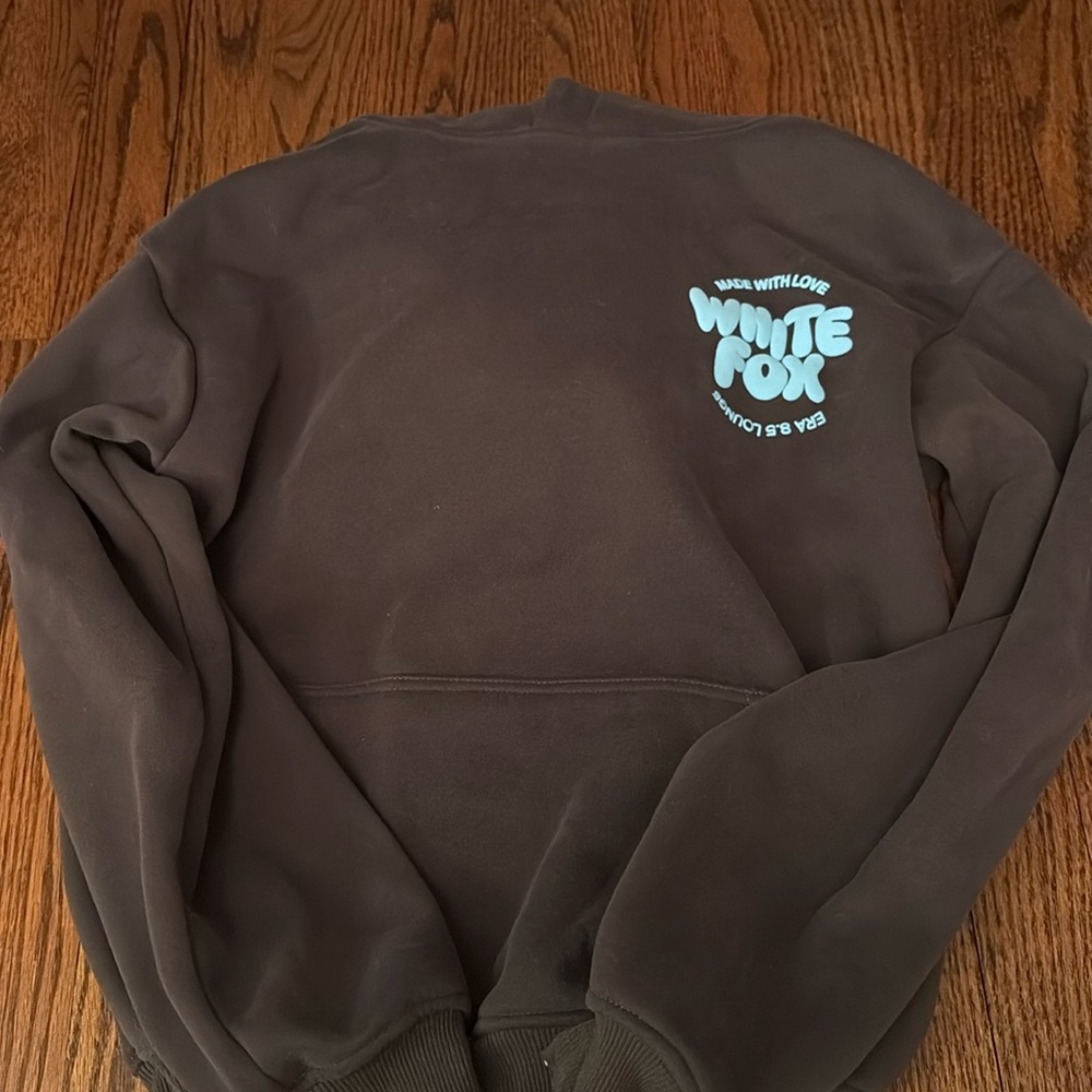 White fox hoodie
